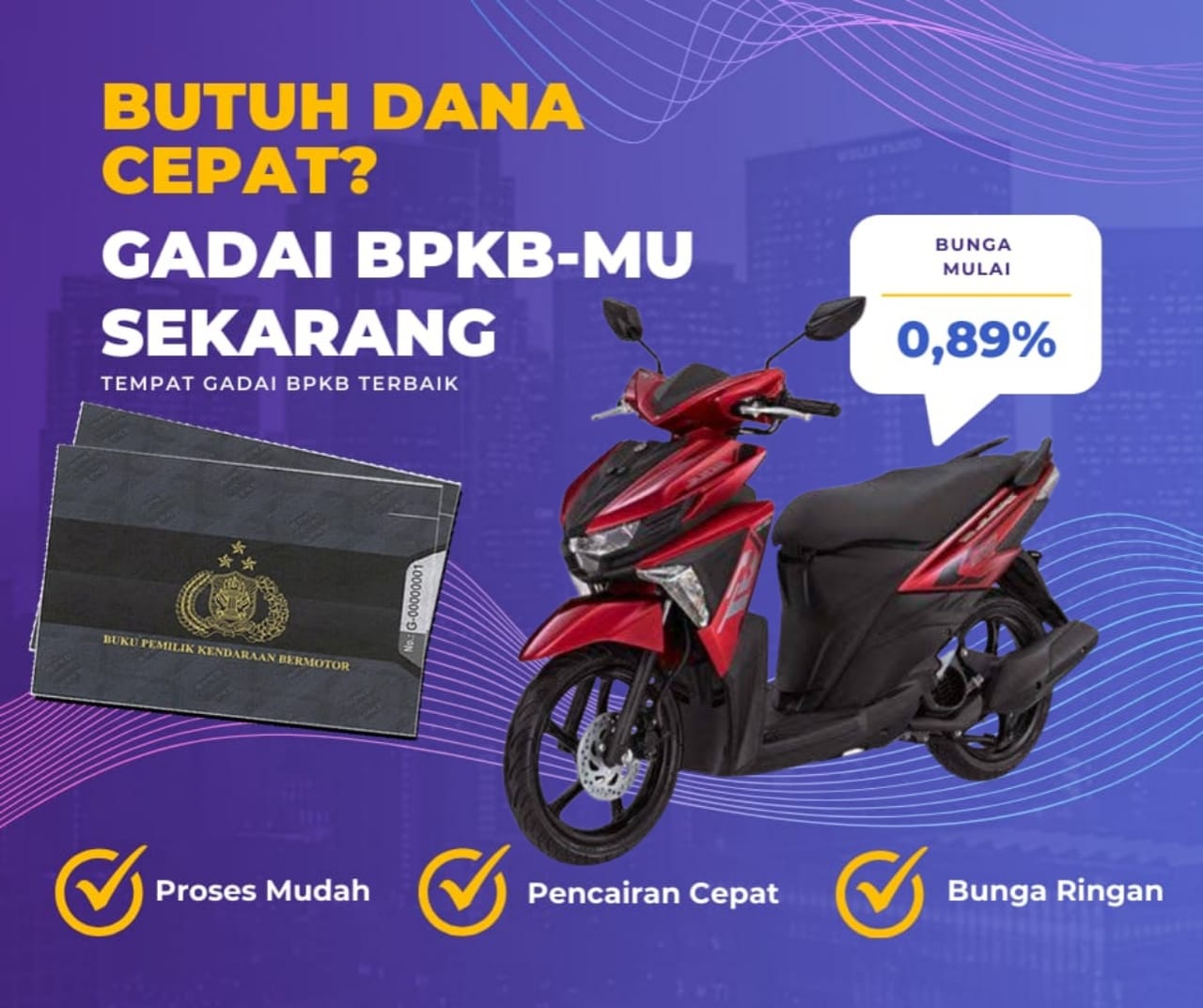 Pinjaman Dana Jaminan Bpkb Motor Yamaha Newsoul Gt Dapat Pinjaman Berapa? Seperti Ini Simulasinya